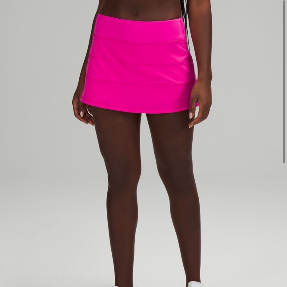 LULULEMON Pace Rival Mid-Skirt in Sonic Pink